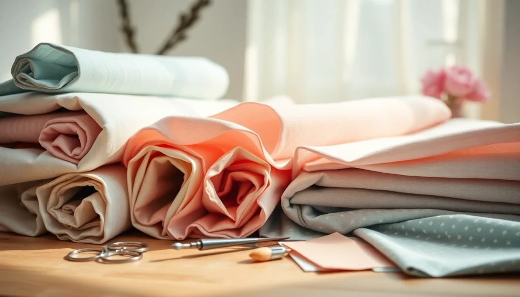 Koop goedkoop katoen stof online Nederland in een gezellige stoffenwinkel met kleurrijke stoffen.