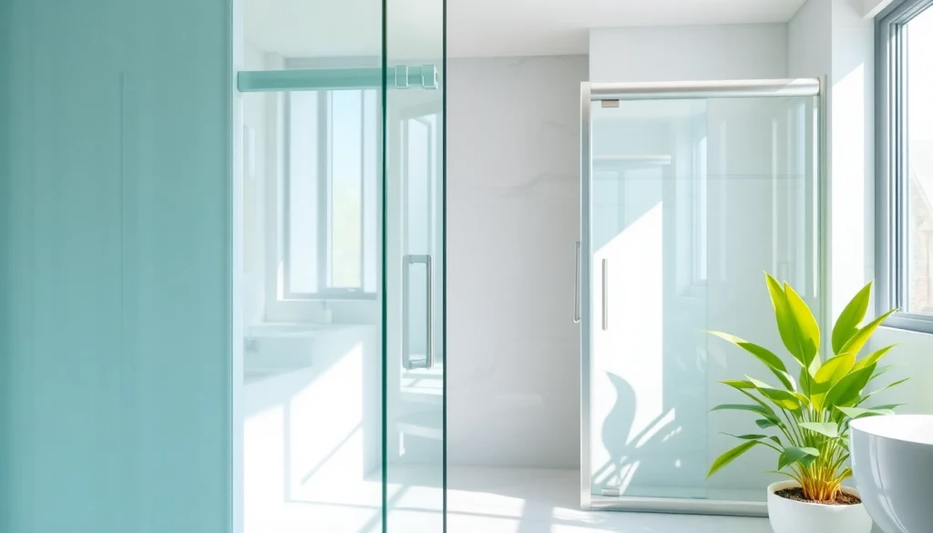 Showcase of shower doors uk installed in a stylish modern bathroom with natural light.