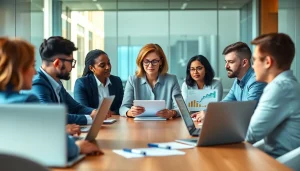 Engaging team meeting demonstrating the benefits of hubspot crm free for collaboration.