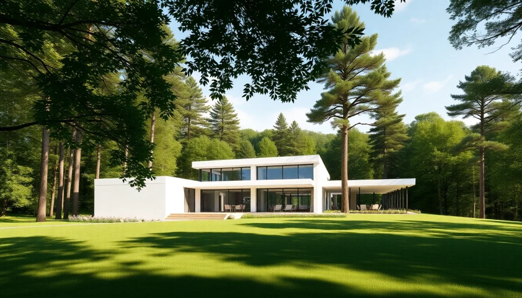 Transforming the Rock View Road Revival with modern architecture set against a natural backdrop.