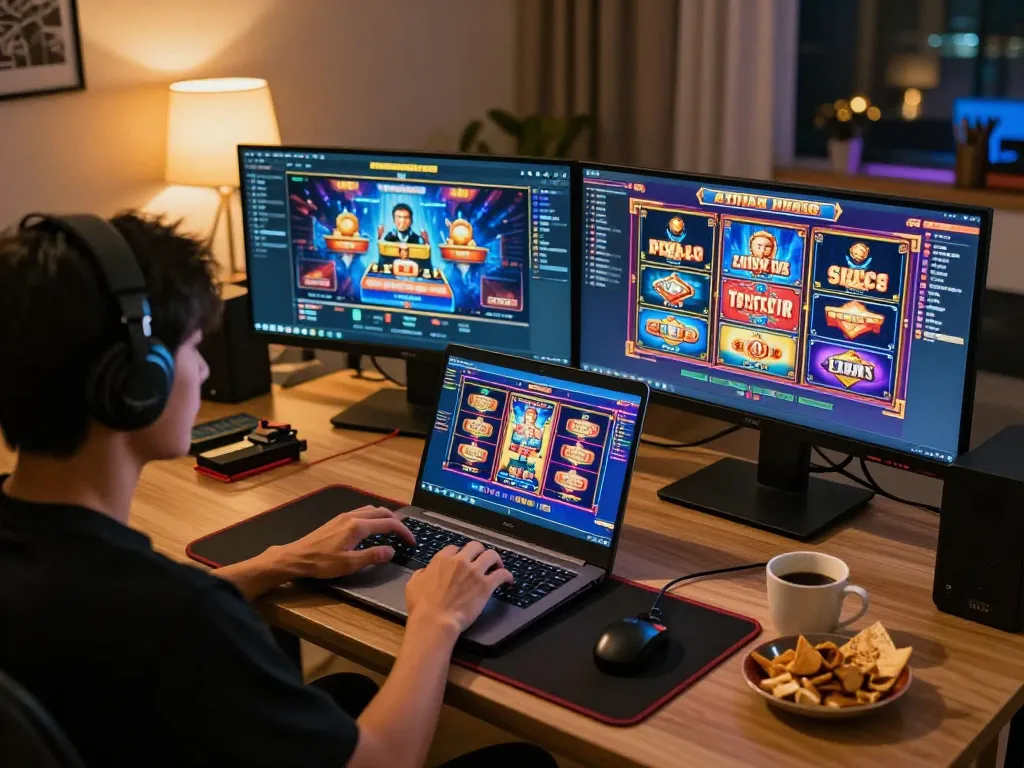 Engaging in a game on a slot server thailand while enjoying a cozy home atmosphere
