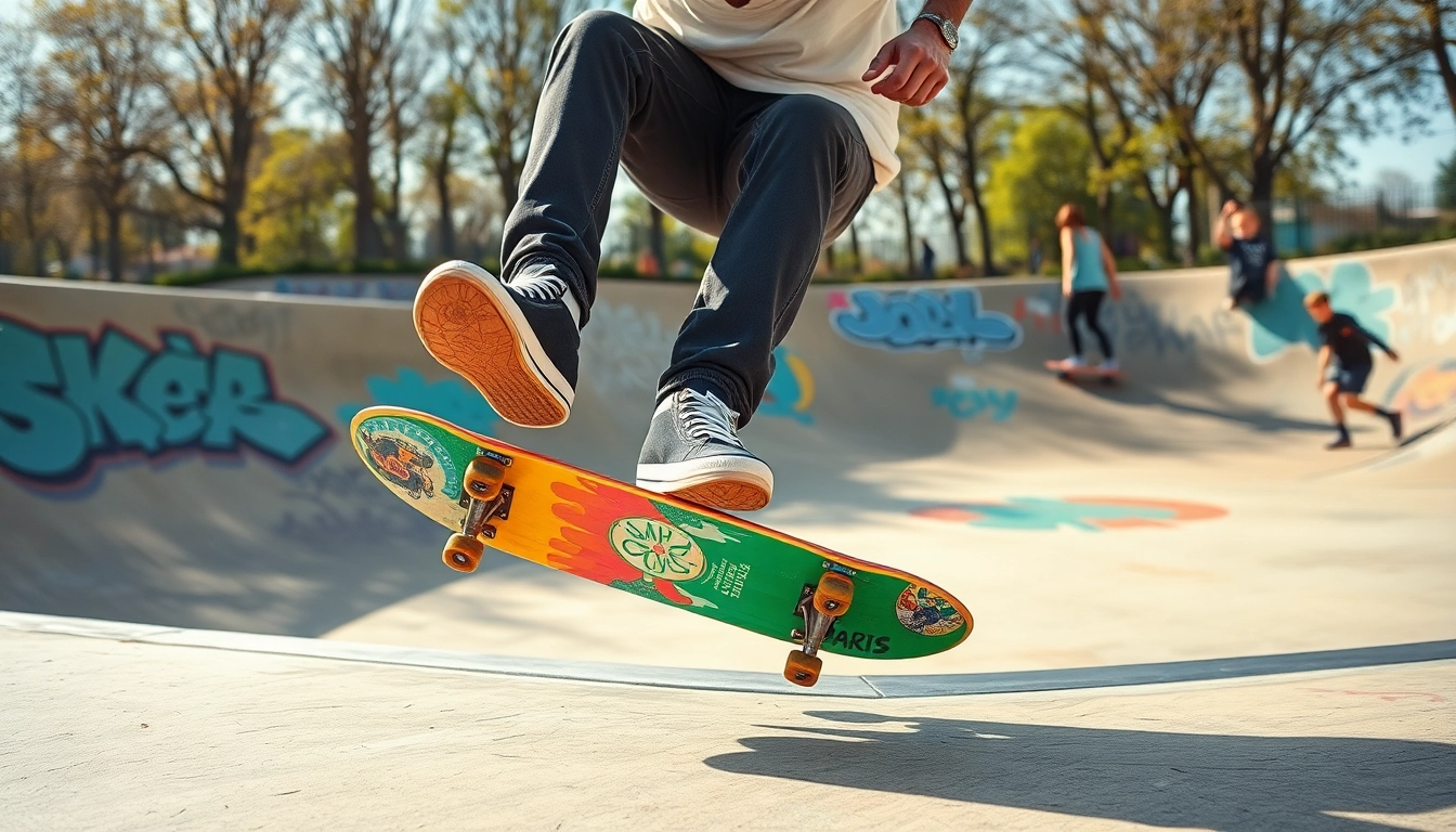 Young skater practicing tricks at a skatepark in Paris, Apprendre le Skate Paris environment.